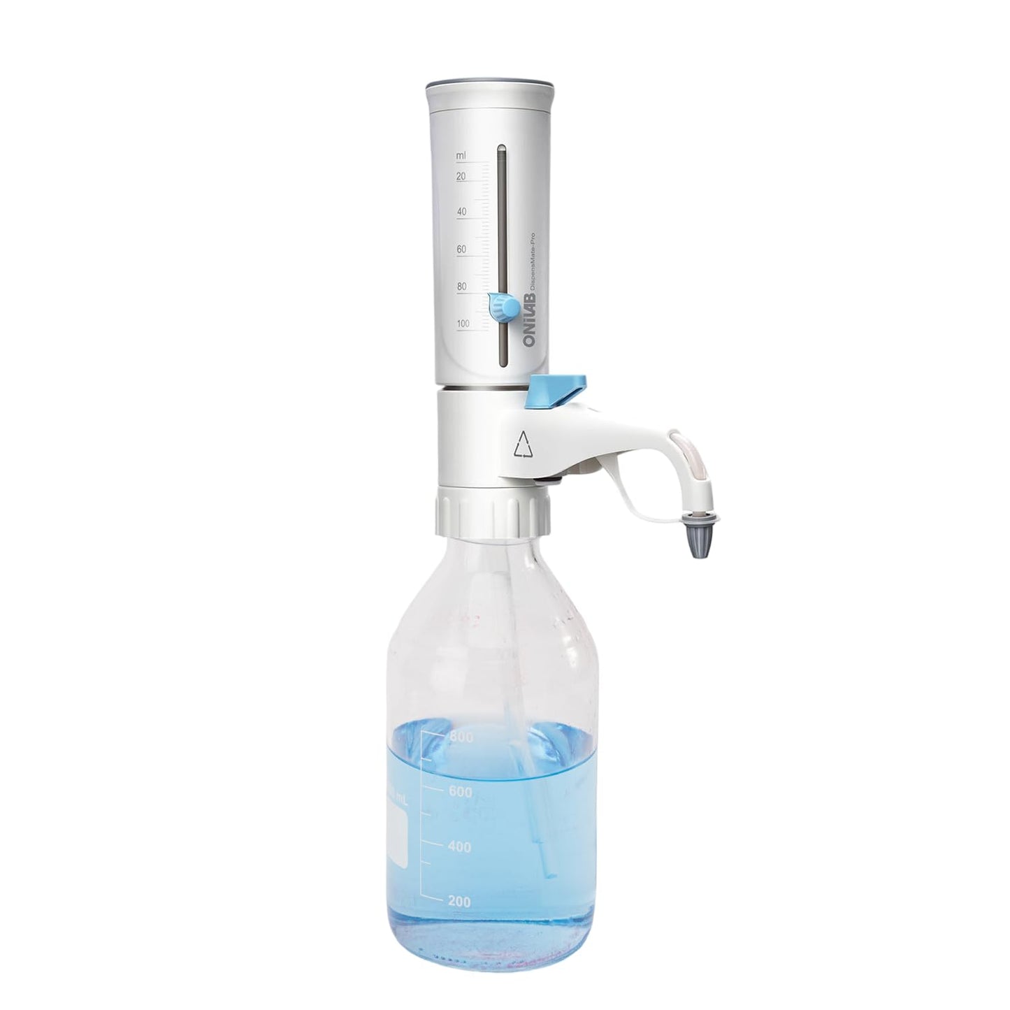 ONiLAB Bottle Top Dispenser with 1L Round Media Storage Bottle(0.5-5ml)
