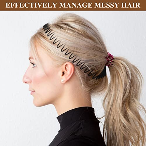 Soft 'N Style Flexible Headbands for Women - 3pc Mix Brown