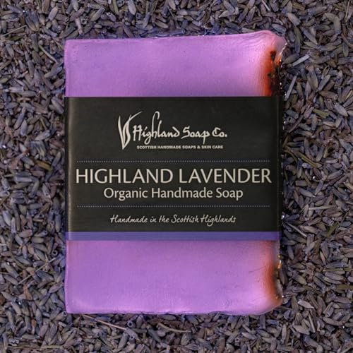 Highland Soap Co. Handmade Organic Lavender Bar Soap, 5.3oz
