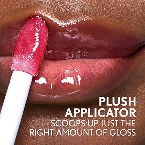 COVERGIRL Clean Fresh Yummy Gloss Daylight Pink 50 Lip Gloss 0.33oz - Hydrating, Vegan, Glossy Shine