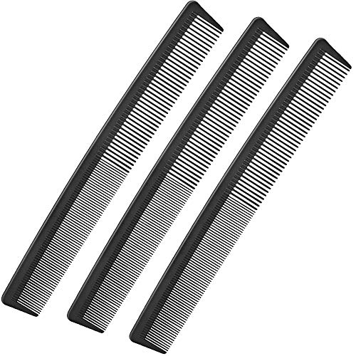 Leinuosen 3-Pack 8.5-Inch Hair Combs for Styling & Detangling