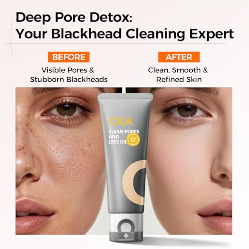 CKA Amazonian White Clay Face Wash for Oily Skin, Deep Pore Cleanser