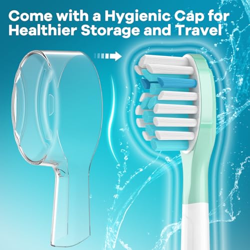 Aoremon Replacement Toothbrush Heads for Philips Sonicare C3 - 4 Count