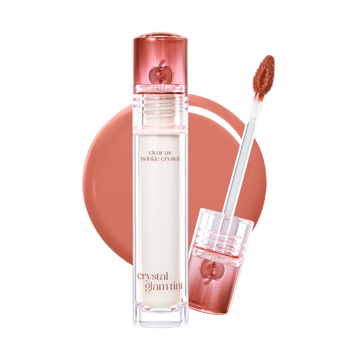 CLIO Crystal Glam Tint - Glossy Lip Tint with Long-Lasting Color | Lightweight Non-Sticky Stain in Daily Mauve