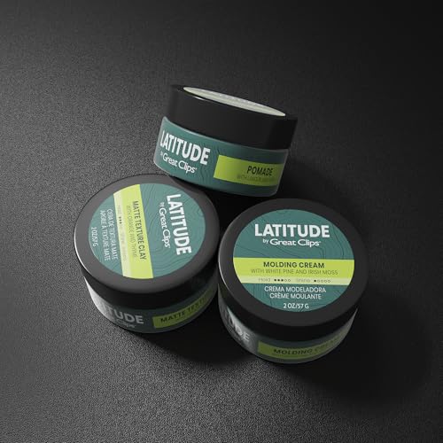 Great Clips Latitude Men’s Pomade, High Hold Hair Styling Gel - 2oz