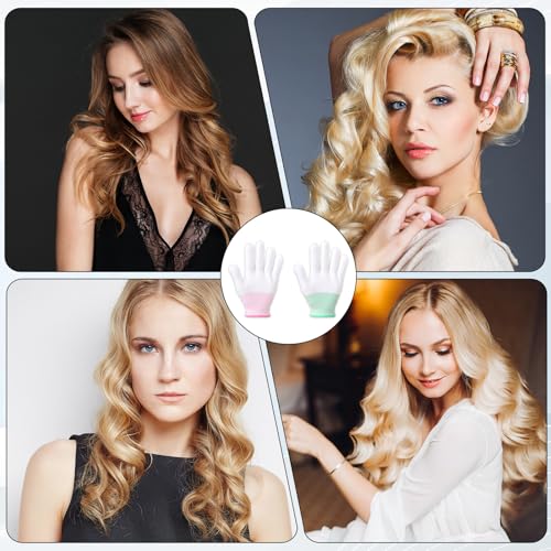 Heat Resistant Styling Gloves for Hair Curling & Flat Iron - 4 Pcs
