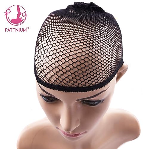 PATTNIUM Blue and White Bob Wig - Short Straight Wig with Bangs