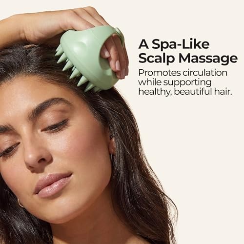 Zen Routine Rosemary Oil for Hair Growth Set with Scalp Massager