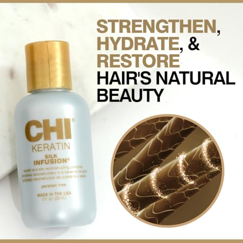 CHI Keratin Silk Infusion Hair Serum Treatment, 2 Fl Oz (Pack of 1)
