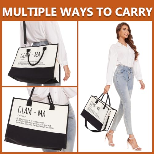 Forbidden Paper Grandma Tote Bag and Makeup Bag Set - Gift for Women