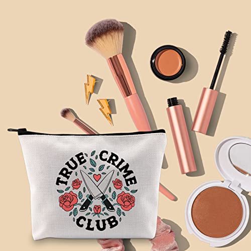 True Crime Club Makeup Bag - Funny Gift for True Crime Lovers