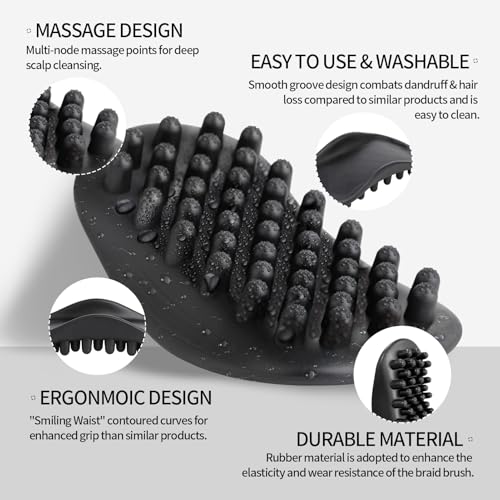 Goiple Afro Curl Twist Sponge Brush and Hair Styling Set for 4C Hair