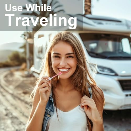 RR ORCRO 10-Pack Disposable Toothbrushes with Toothpaste, Floss, Tongue Scraper & Pick – Travel Friendly