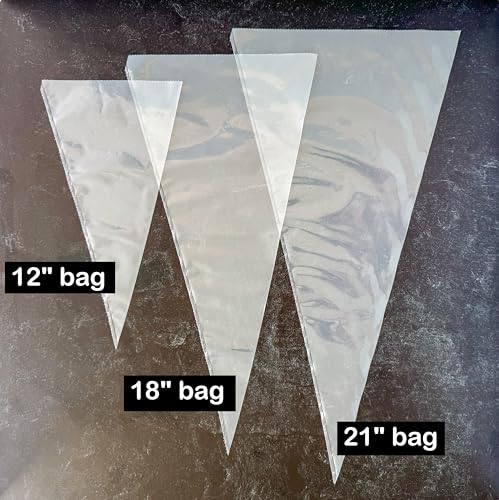 Ateco 12-Inch Disposable Piping Bags with NuPlastiQ, Pack of 100