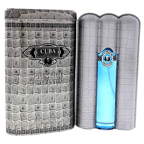 Cuba Original Eau De Toilette Spray for Men, 3 oz - Prestige Platinum