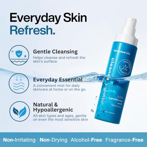 Hypochlorous Acid Facial Cleanser Spray - 6.8 oz | Gentle for Sensitive Skin