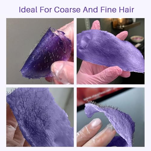 BLITZWAX Lavender Hard Wax Beads 16 Ounce for Sensitive Skin