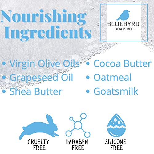 Bluebyrd Orange & Clove Exfoliating Soap Bar - 100% Vegan, 8.6oz