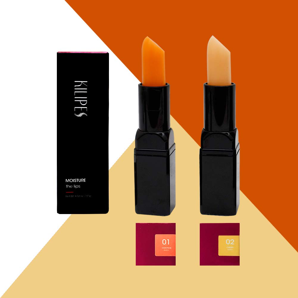 Kilipes Moisturizing Color Change Lipstick, Natural Nourishing Mood Lip Stick Moisturizer Lip Gloss Balm with Vitamin E for Dry & Chapped Lips Valentine's Day Gift