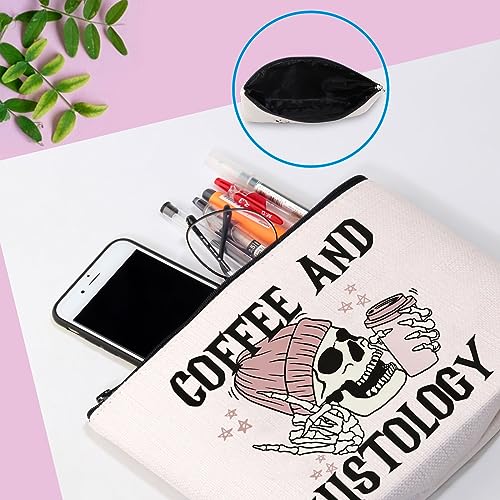 Histology Technician Canvas Zipper Pouch - Makeup & Cosmetic Travel Bag