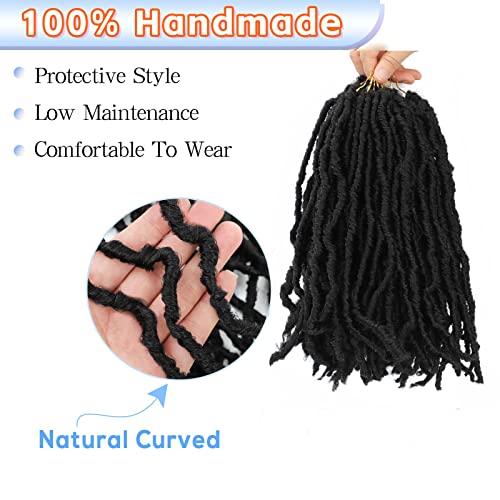 Cohariss 10-Inch Soft Faux Locs Crochet Hair - 7 Packs Pre-Looped Braids