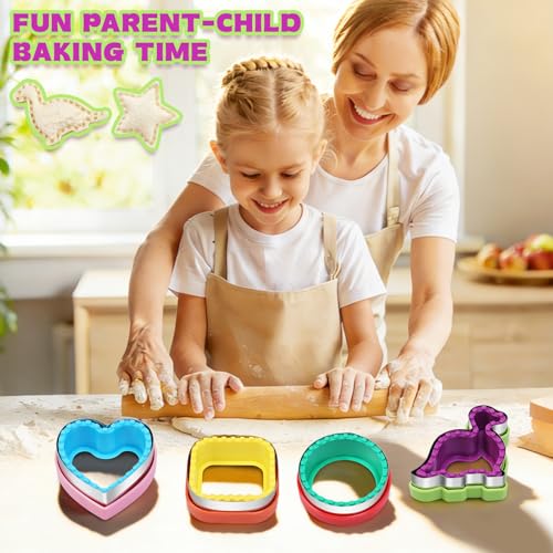 32-Piece Sandwich Cutter & Sealer Set for Fun Lunches