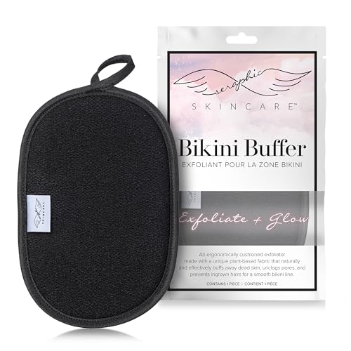 Bikini Buffer Scrub Mitt for Women - Exfoliates Ingrown Hairs & Razor Bumps