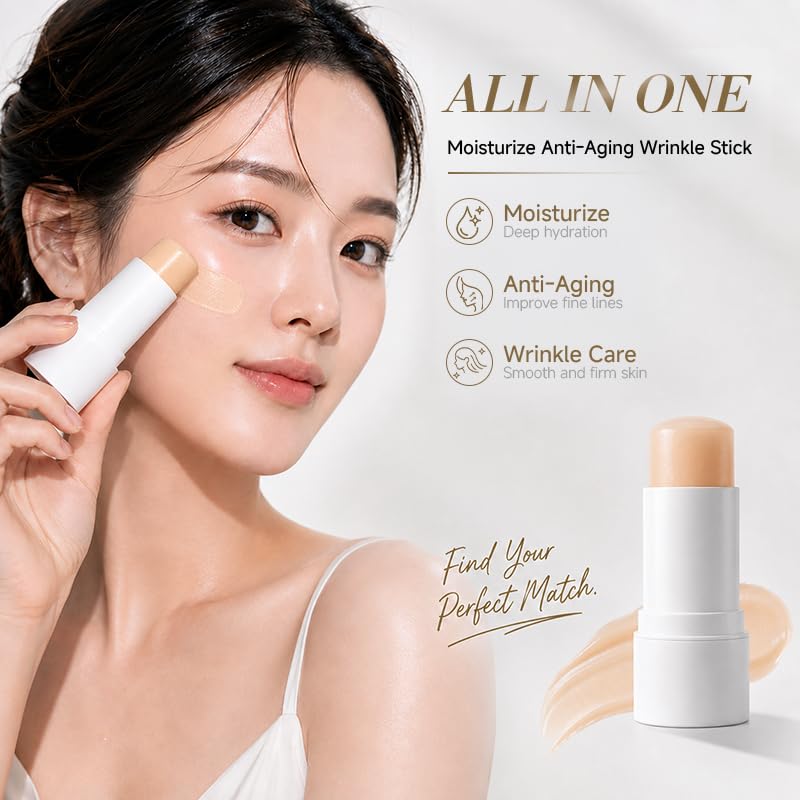 TrySafe PDRN & Collagen Anti-Aging Balm Stick - Moisturizing Wrinkle Care