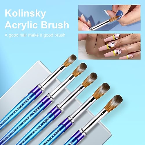 Shine Chance Size 10 Acrylic Nail Brush - 100% Pure Kolinsky