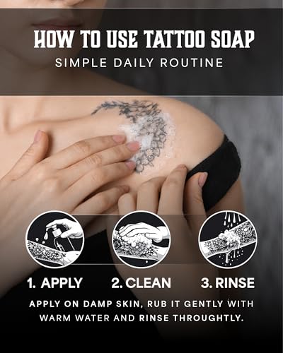 Gentle Tattoo & Piercing Aftercare Liquid Soap - Hypoallergenic & Sulfate-Free
