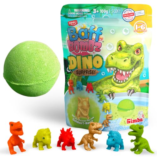Zimpli Kids Dino Surprise Bath Bomb with Collectible Toy
