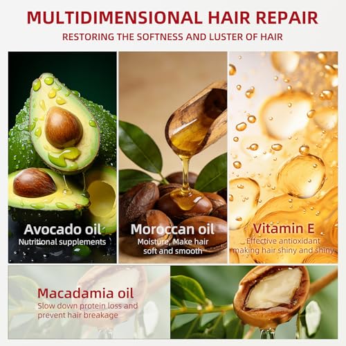 DaiLaiFu Hair Oil Capsule 2-Pack - Leave-In Serum for Frizz Control & Shine