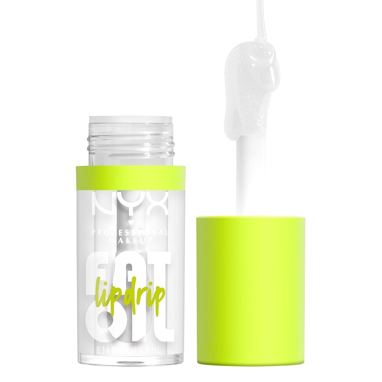 NYX Fat Oil Lip Drip | Moisturizing Vegan Tinted Lip Gloss for Up to 12 HR Hydration - Clear
