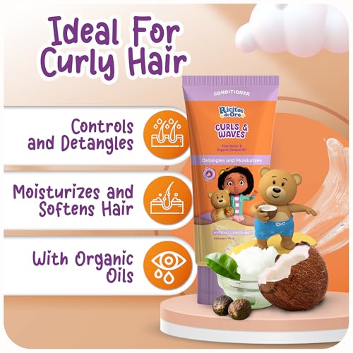 Ricitos de Oro Curl Conditioner 2-Pack | Hydrating Shea Butter Formula for Bouncy Curls | 7.9 oz