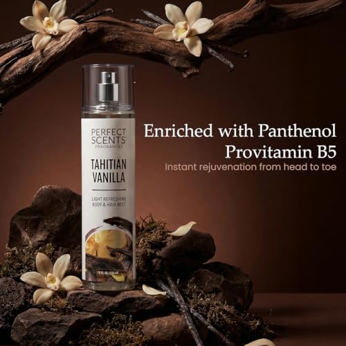 Instyle Fragrances Tahitian Vanilla Body & Hair Mist - 8 Fl Oz