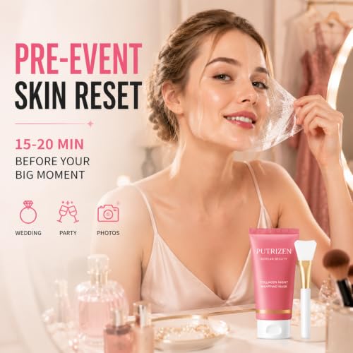 Korean Collagen Peel-Off Mask for Glow & Hydration - Fast-Acting Skin Revitalizer