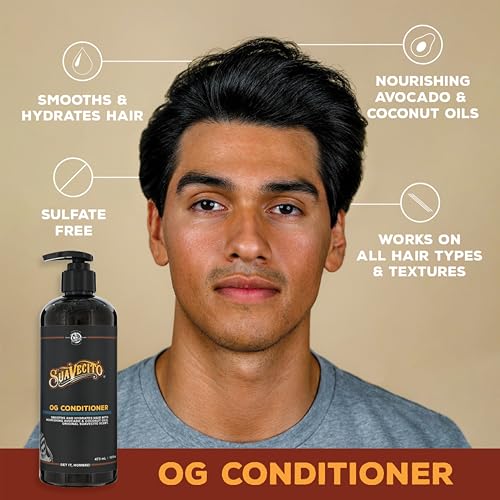 Suavecito OG Conditioner 16 oz - Hydrating Hair Care with Avocado & Coconut
