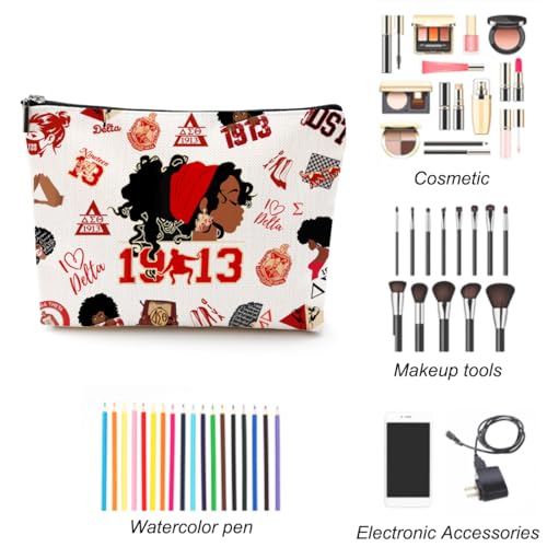 LONGXIN Large Capacity Waterproof Makeup Bag for Women - Paraphernalia Cosmetic Organizer
