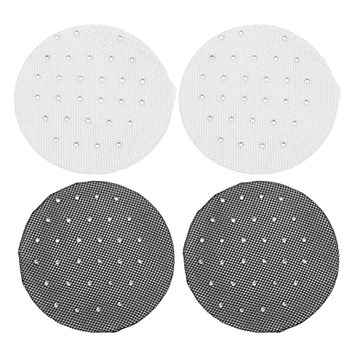 KALLORY Rhinestone Bun Cover Hair Net for Ballet Dance Women – 4-Pack