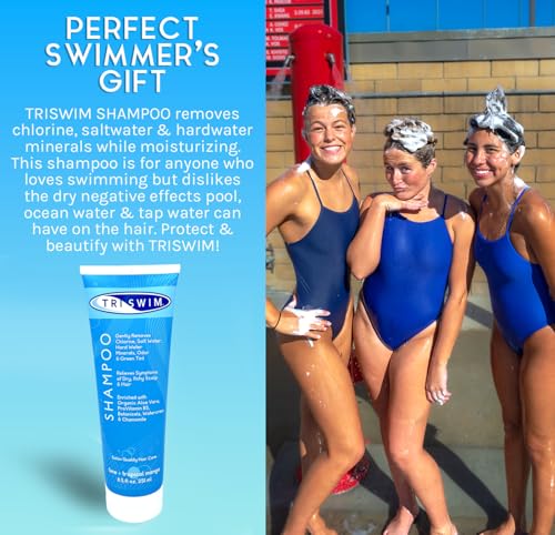 TRISWIM Chlorine Removal Shampoo for Swimmers, Moisturizing Hair Repair