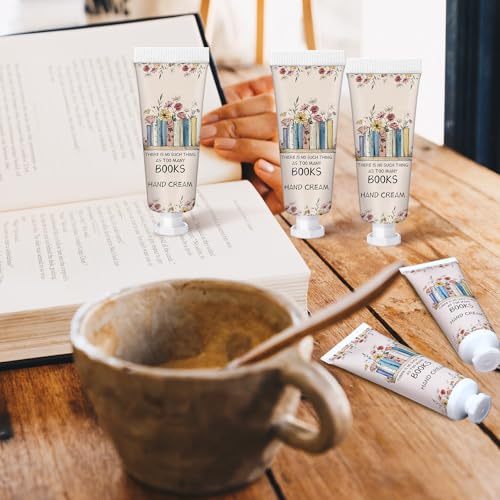 Leelosp 12 Pcs Mini Hand Cream Set - Travel Size Gift for Book Lovers