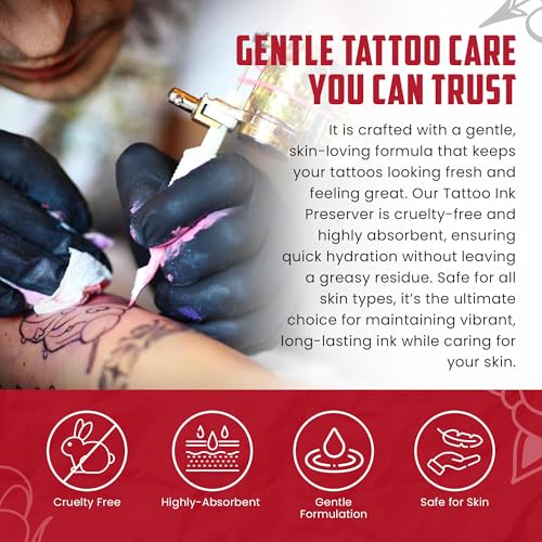 Tattoo Healing Lotion - Advanced Aftercare Moisturizer, Unscented