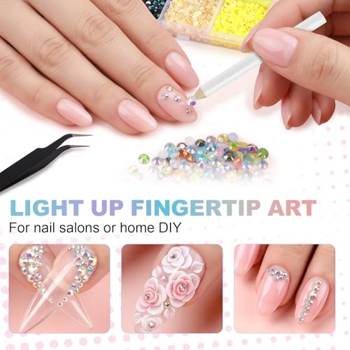 32000Pcs Resin Jelly Rhinestone Kit - 40 Colors 3mm Flatback Gems with Glue