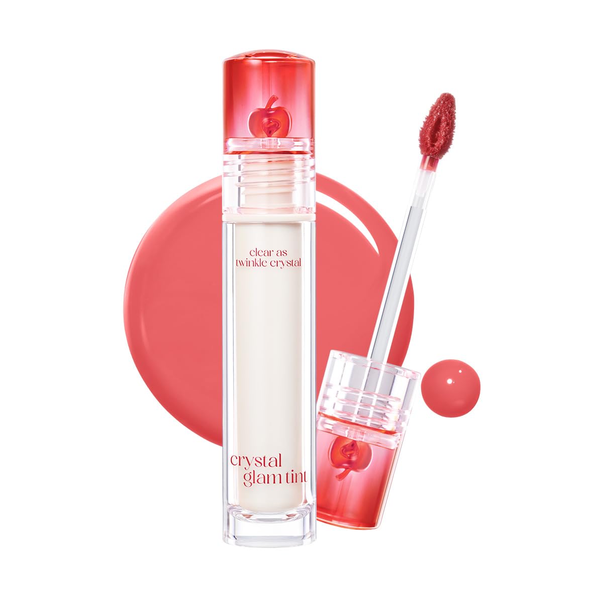 CLIO Crystal Glam Tint - Glossy Lip Tint with Long-Lasting Color | Lightweight Non-Sticky Stain in Daily Mauve