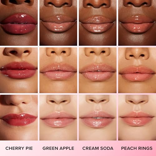 Too Faced Kissing Jelly Lip Oil Gloss - Sweet Cotton Candy | Hydrating & High-Shine