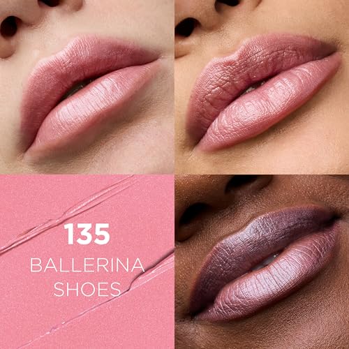 L'Oreal Paris Colour Riche Creamy Satin Lipstick Ballerina Shoes 0.13oz - Hydrating Lip Color with Argan Oil & Vitamin E