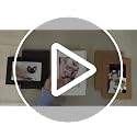 4x6 Inch White Paper Photo Frames - 20 Pack for Easy Display