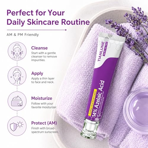 Azelaic Acid 14% Cream for Clearer Skin - 1 Oz, Fragrance-Free