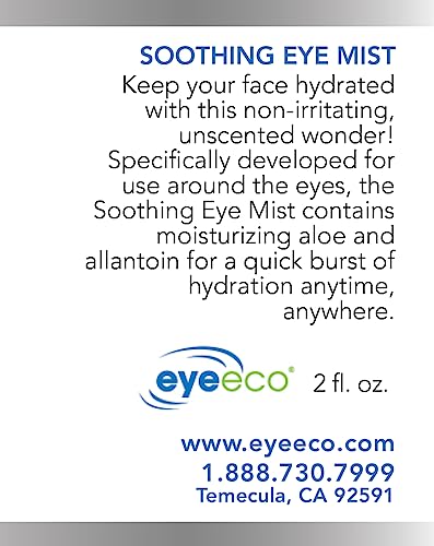 EyeEco Soothing Eye Mist - Hydrating & Non-Irritating, 2 oz