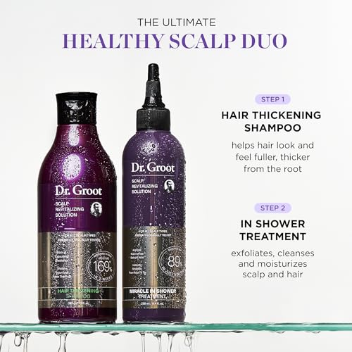 Dr. Groot Miracle in Shower Moisturizing Treatment for Hair Loss, Korean Hair Care Rinse, Rosemary Oil for Smooth, Healthier-Looking Hair in 5 Seconds, Scalp Revitalizing Solution